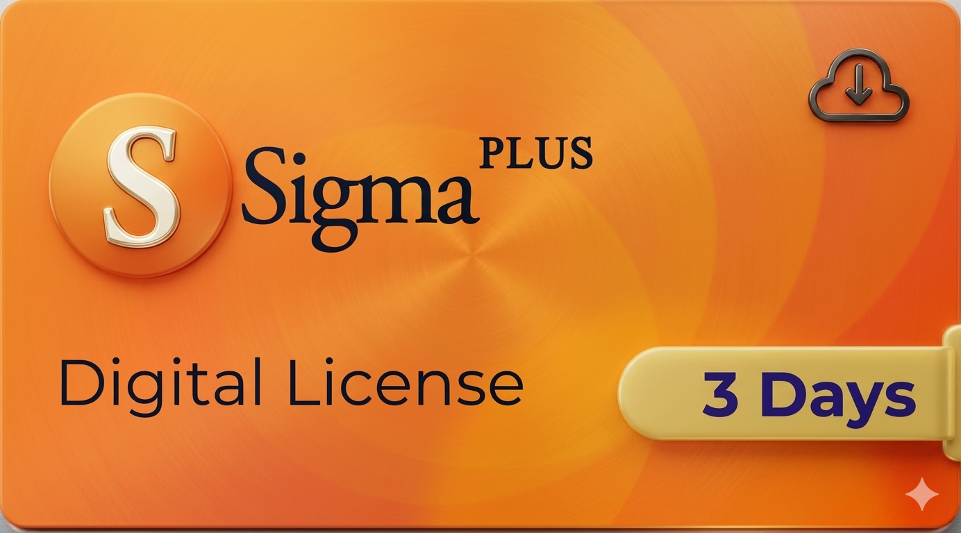 Sigma Plus 3 Days Digital License