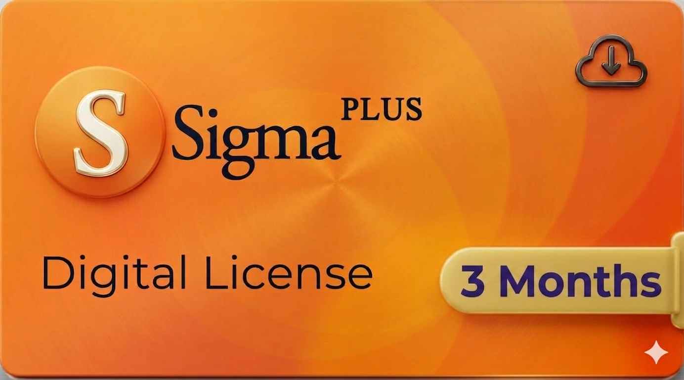 Sigma Plus 3 Months Digital License