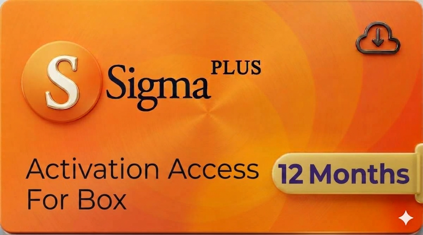 Sigma Plus 1 Year Access Activation For Sigma Box / Dongle