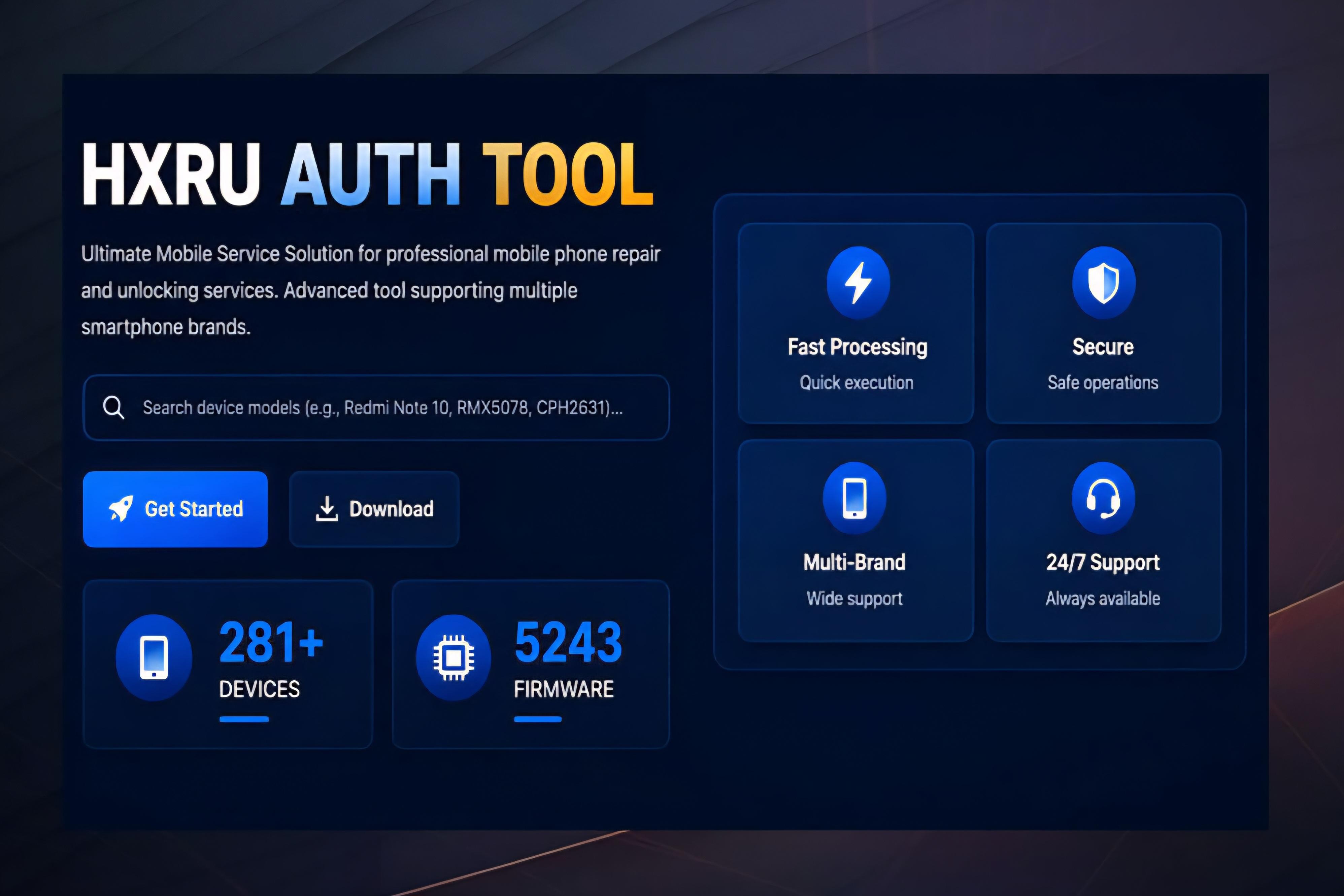 HXRU Xiaomi Auth Credits – Flash | FRP | Mi Account Unlock