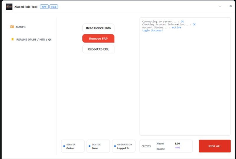 Xaomi Paid  Xiaomi Credits