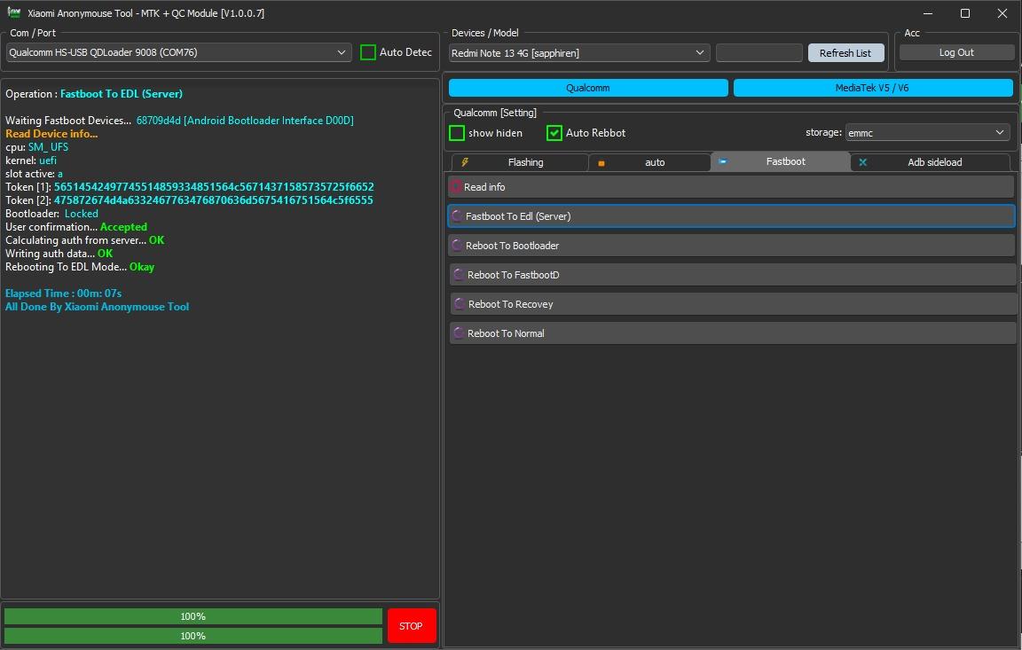 Anonymous Auth Tool Add Credit - Existing User