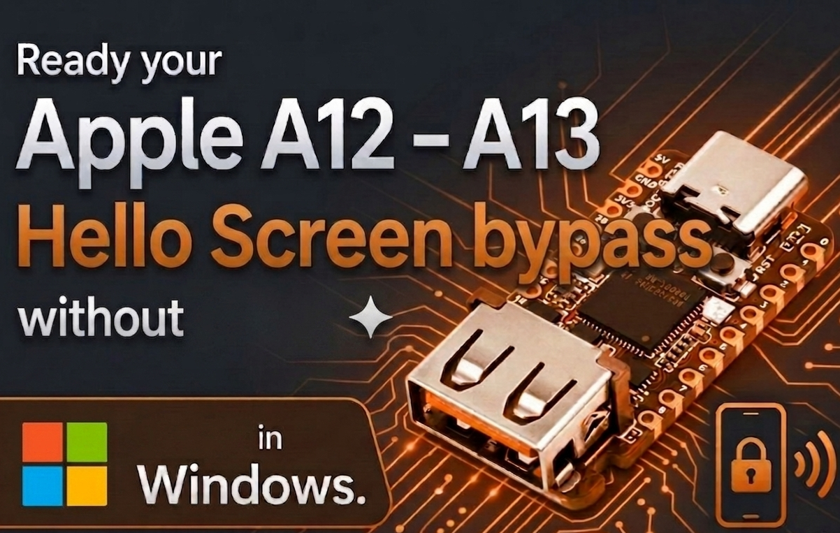 iHello HFZ A12/A13 (NO SIGNAL) iPhone XS (Mac-Windows)