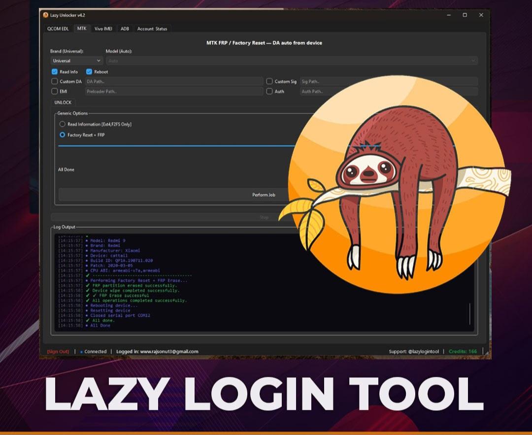 Lazy Login Realme Auth OTP Tool