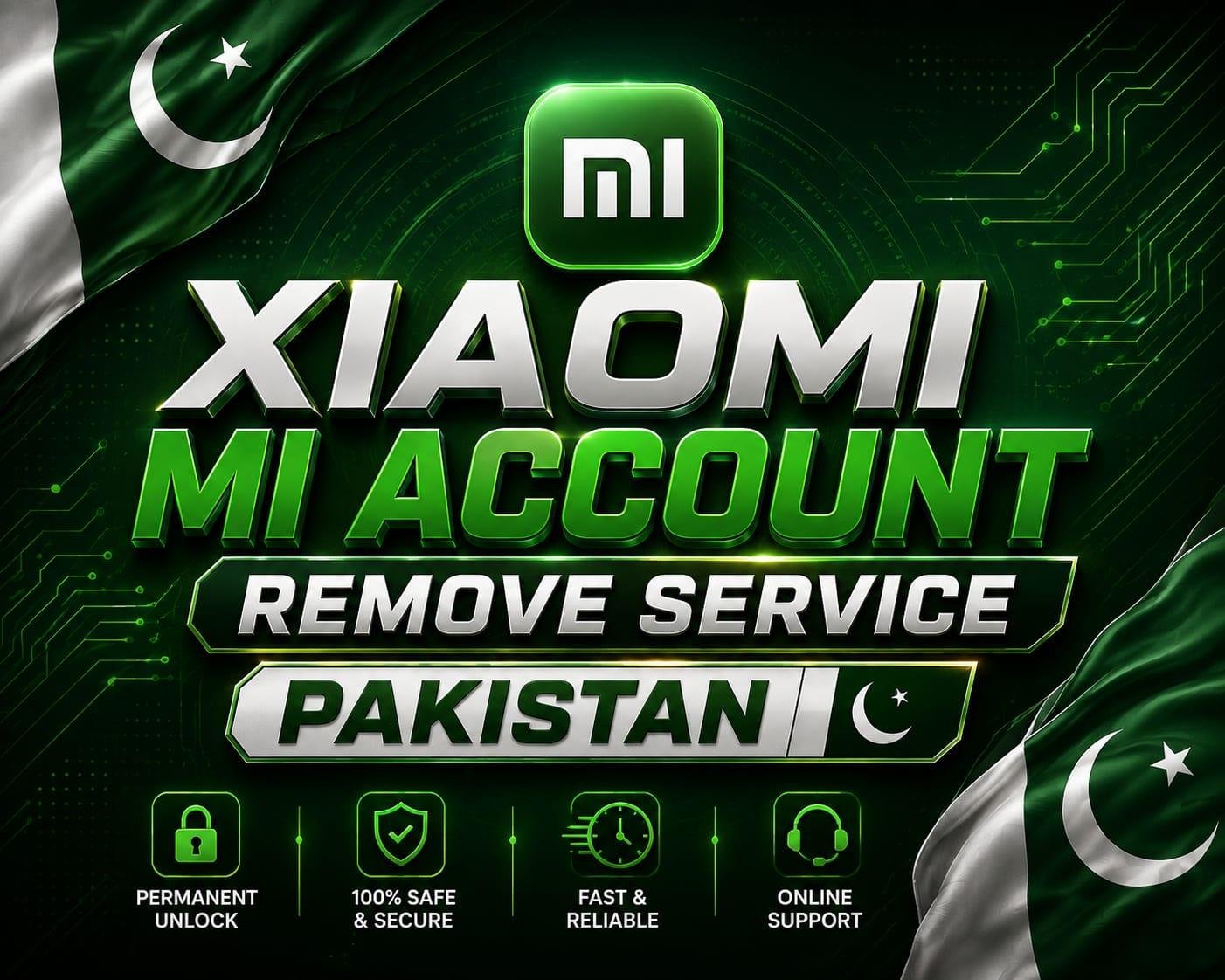 Pakistan  Mi Account Lock Remove Clean (Direct Access ✅️