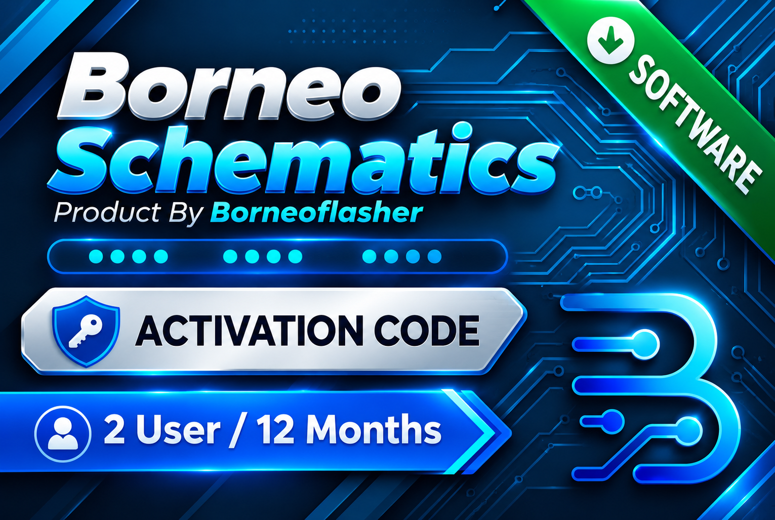 Borneo Schematics 2 Users (12 Months)