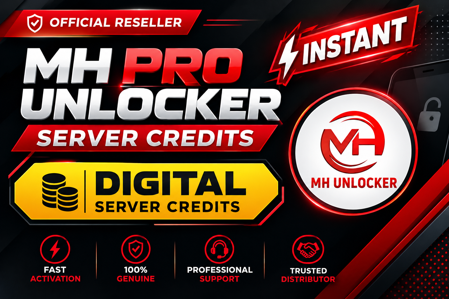 MH Unlocker Pro Credits Instant