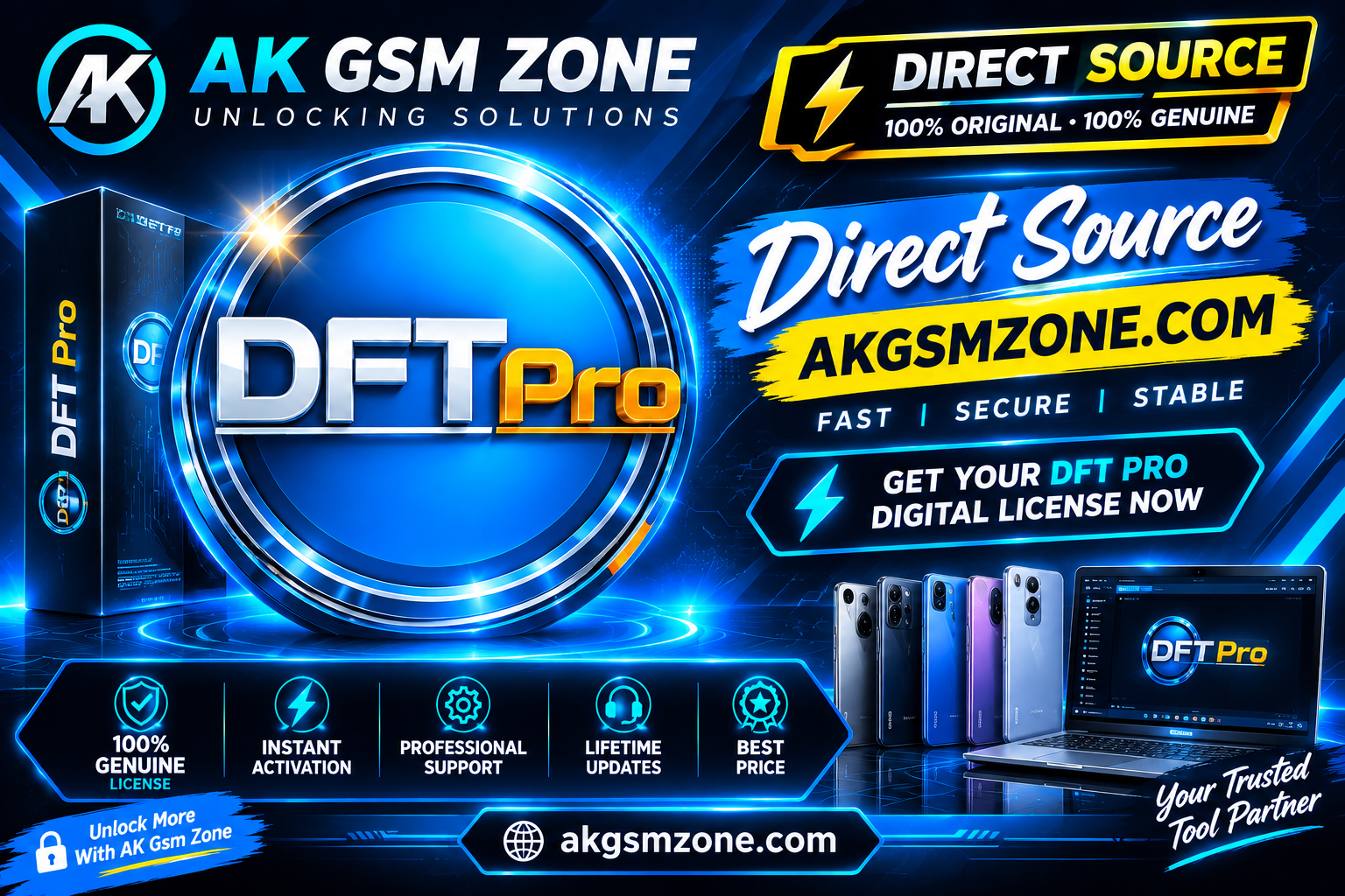 DFT PRO NEW USER 1 YEAR  (Direct Source)