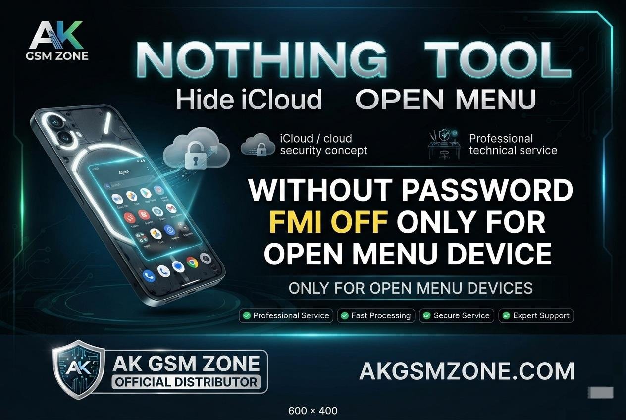 Nothing Hide iCloud OPEN MENU 26.2+ ios Supported ✅️