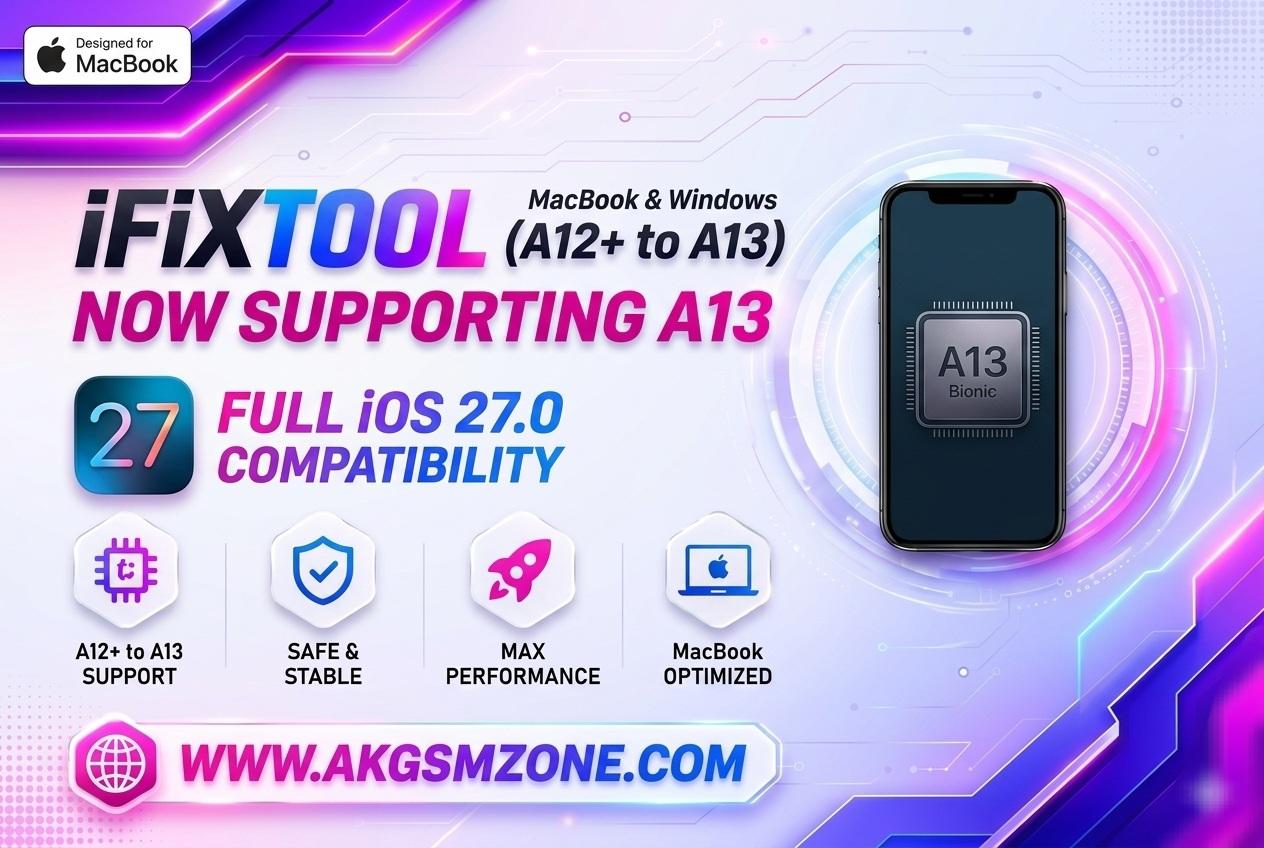 iFixRamDisk A12/A13 till iOS 26.6+ iCloud Hello Bypass without Signal (No Change SN) - (for iPhone Xr, Xs, Xs Max, SE2, 11, 11 Pro, 11PM / iPad 8th, Mini5 gen, Air 3rd)