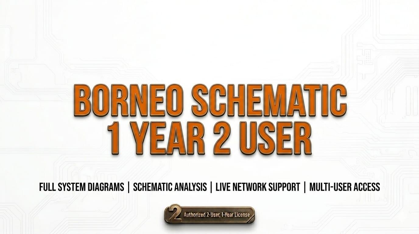 Borneo Schematics [ 1 Year - 2 User  ] Activation Code